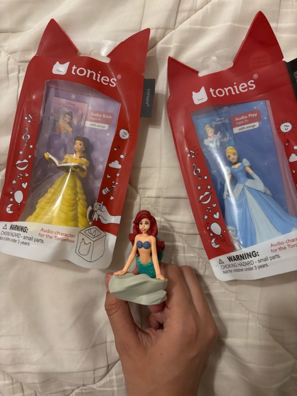Tonies Disney Princess Ariel, Cinderella, Beauty & The Beast